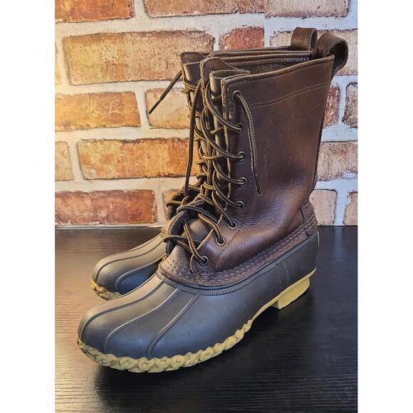 LL Bean 10” Maine Hunting Boots Womens Size 9M Bird Hunting Dog Walking Snow EUC - Picture 1 of 8